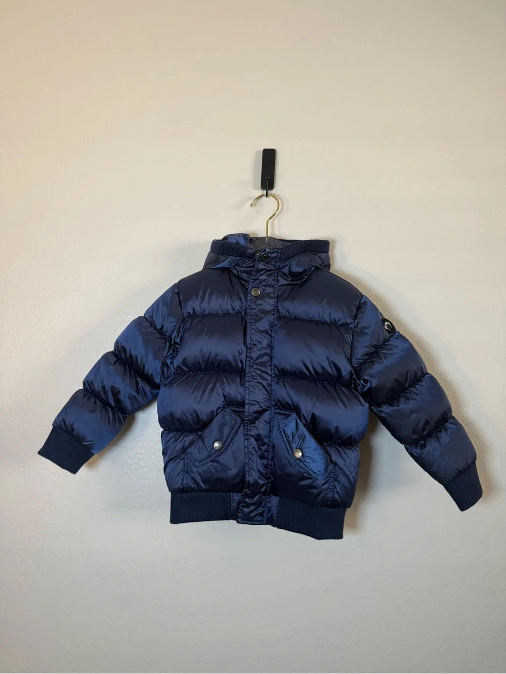 Appaman Navy Blue Slim Puffy Coat